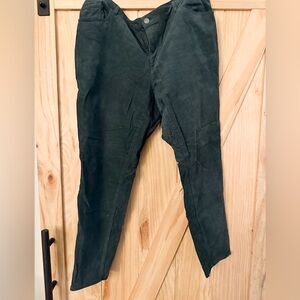 LOFT size 18 Hunter Green Corduroys